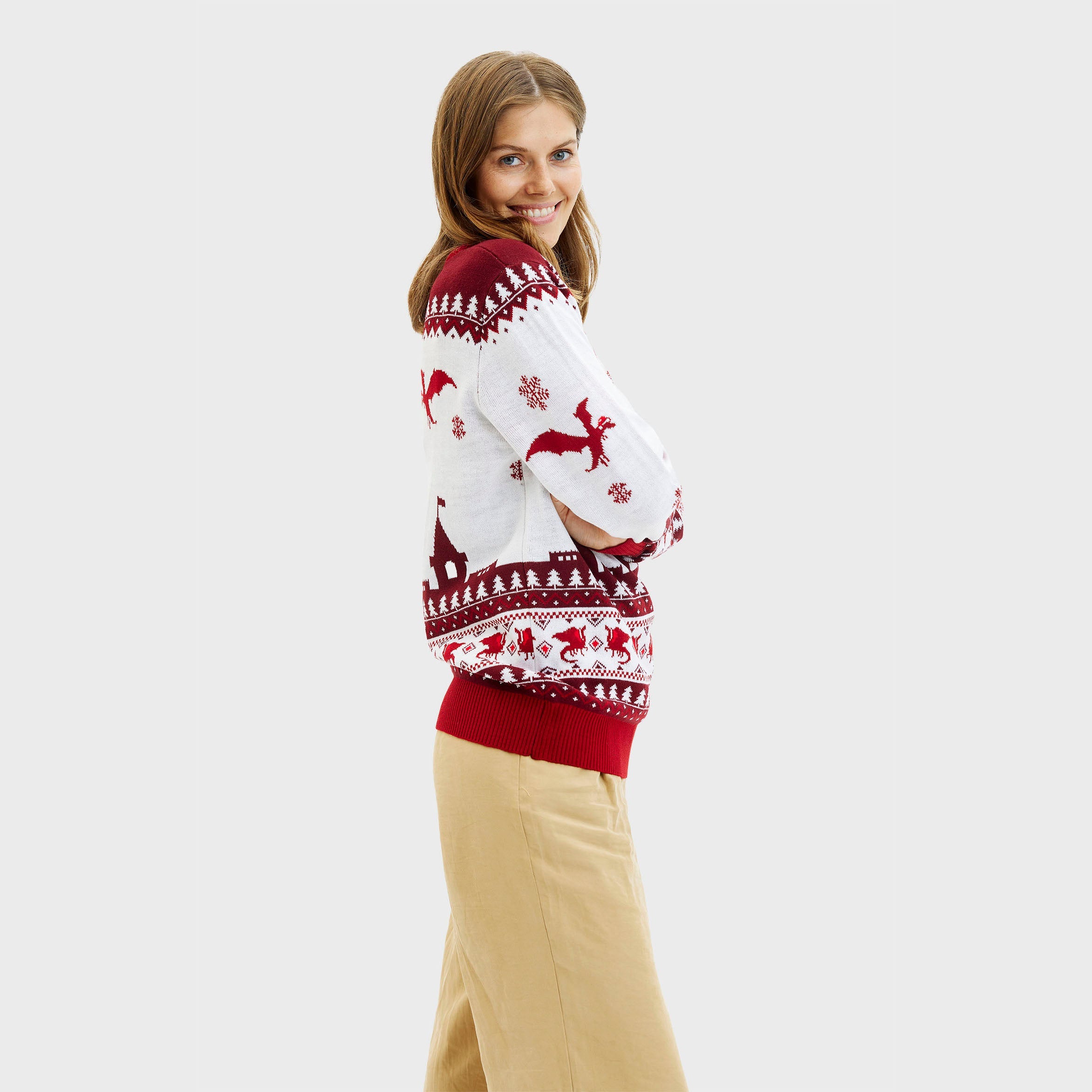 The Christmas Is Coming maglione natalizio – Donna